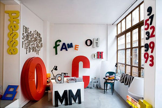 Interior design ideas with lettering