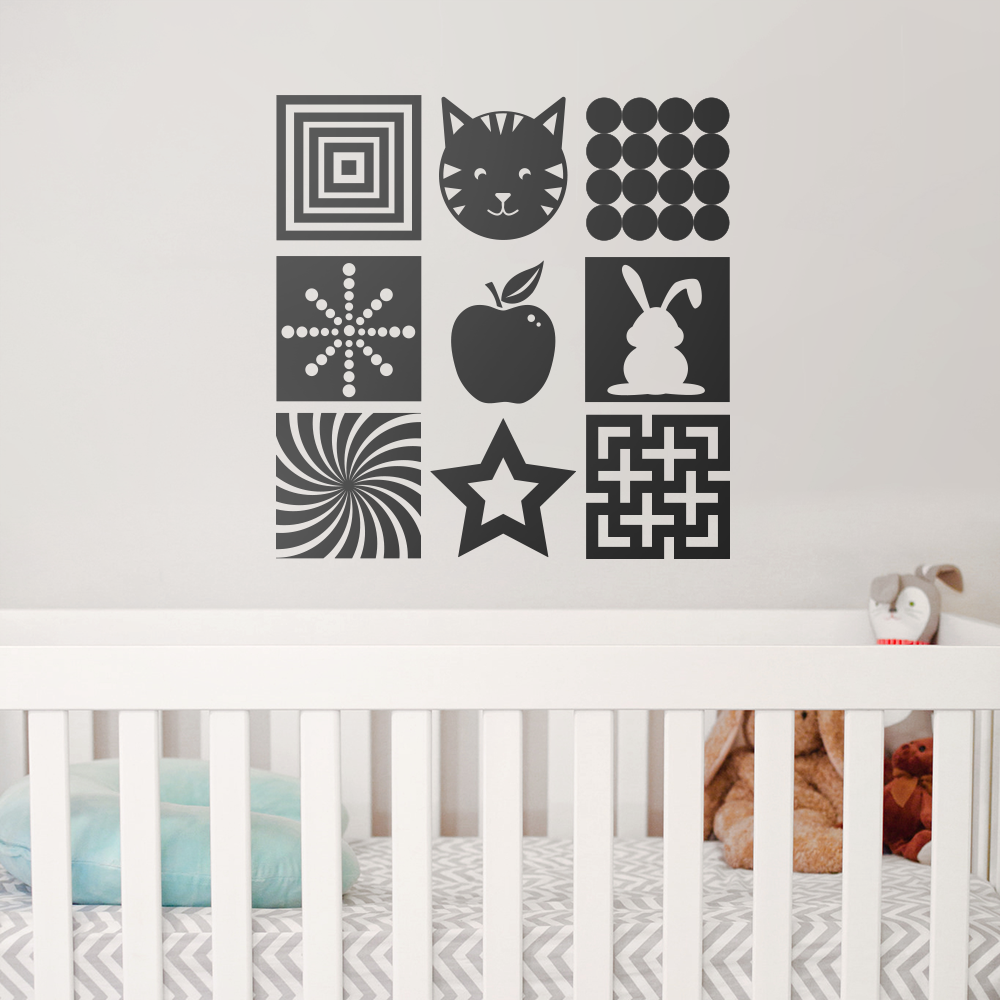 Baby Visual Development Wall Stickers