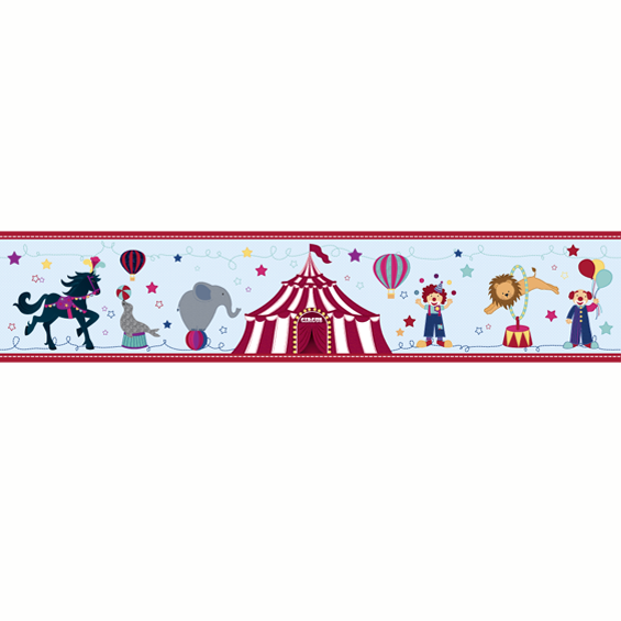 Circus Border Wall Sticker - Wall Glamour