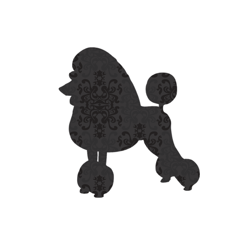 Poodle Dog Wall Sticker