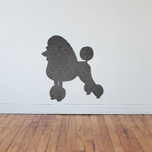 Poodle Dog Wall Sticker