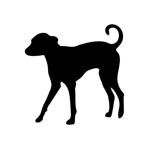 Grey Hound Dog Wall Sticker