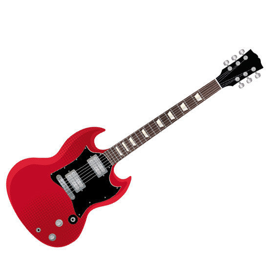 Electric Guitar Wall Sticker