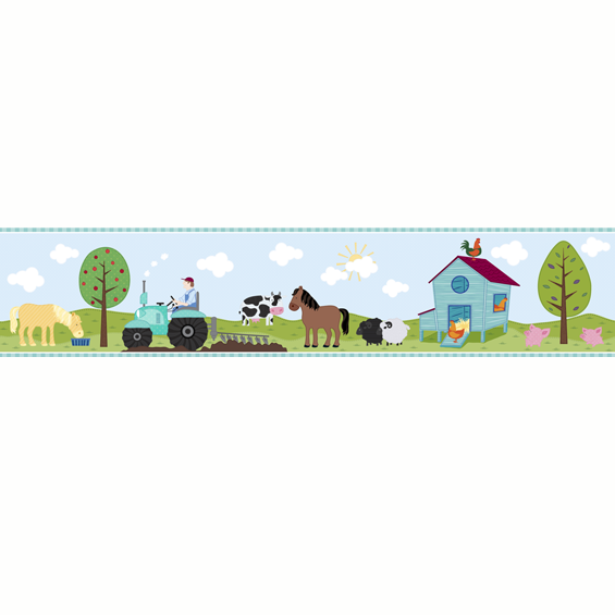 Farmyard Border Wall Sticker