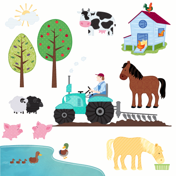 Farmyard Wall Stickers