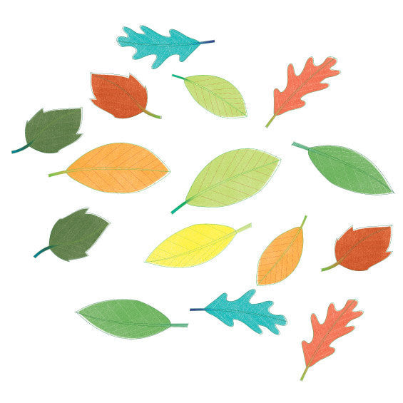 Leaves Wall Stickers Multicoloured - Wall Glamour