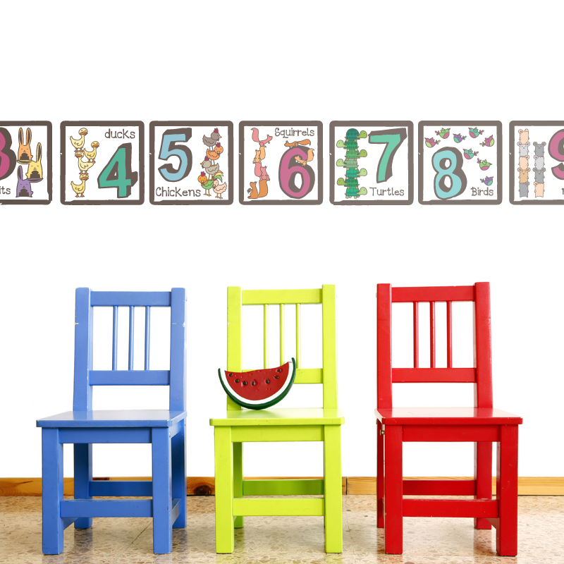 Number Wall Stickers