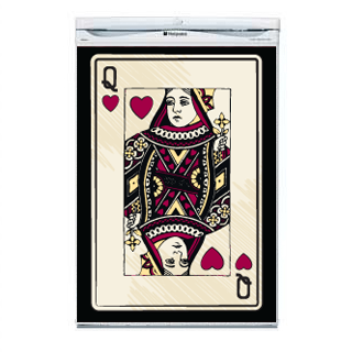 Playing Card Fridge Decal