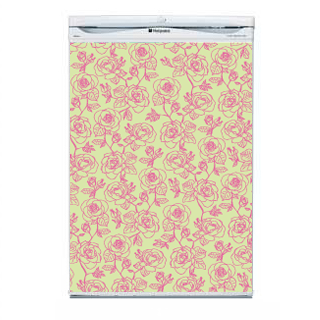 Rose Fridge Decal