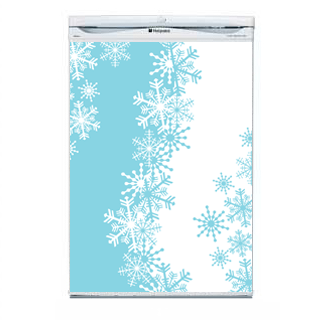 Snowflake Fridge Decal