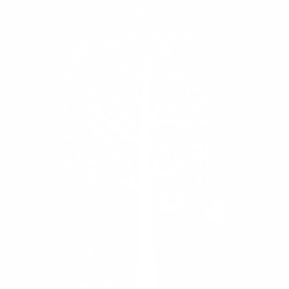 Tree and Bird House Wall Sticker