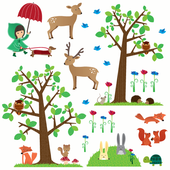 Woodland Wall Stickers